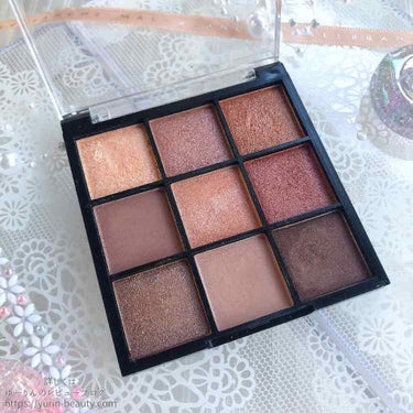 UR GLAM　BLOOMING EYE COLOR PALETTE/U R GLAM/パウダーアイシャドウを使ったクチコミ（2枚目）