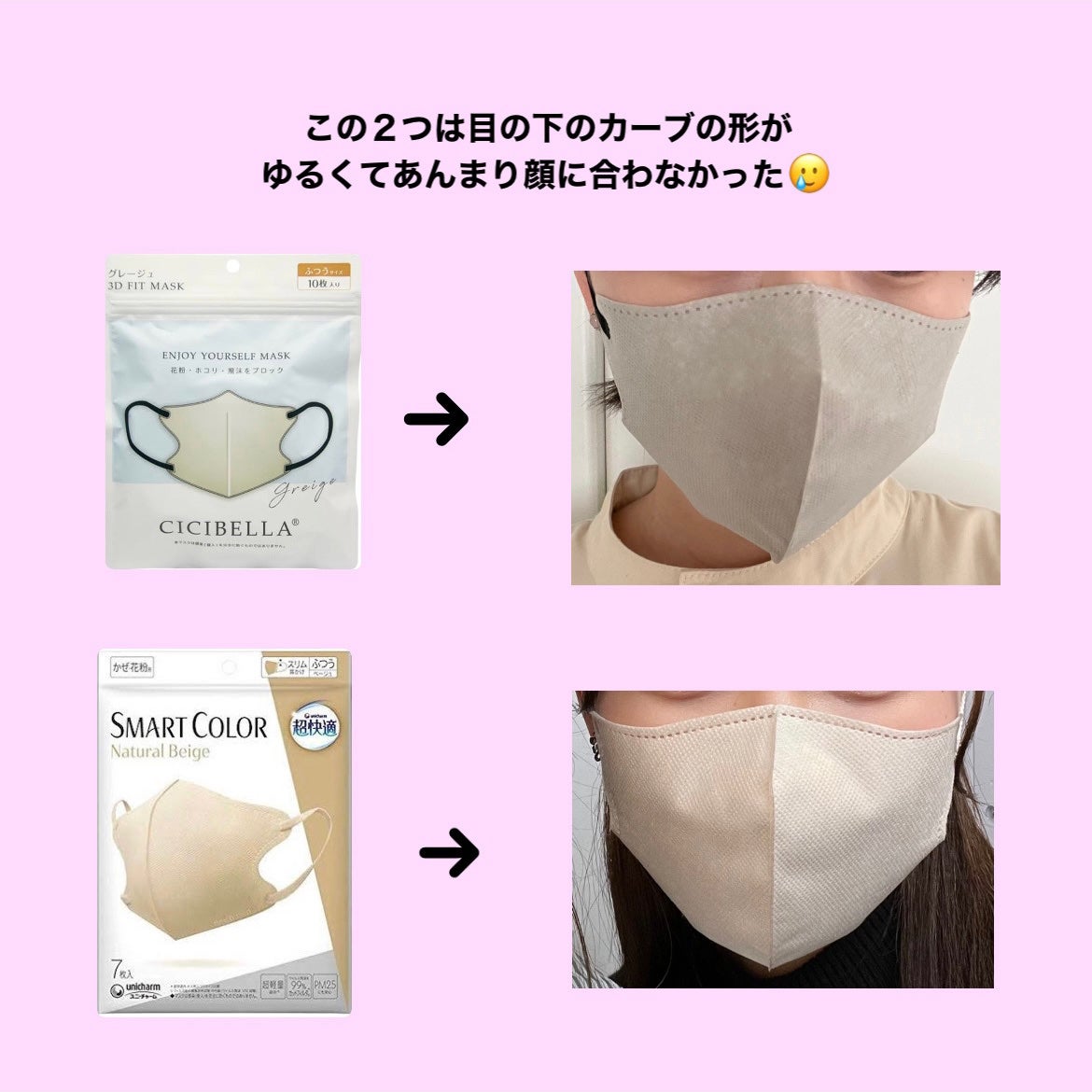 不織布マスク/DAISO/マスクを使ったクチコミ(7枚目)