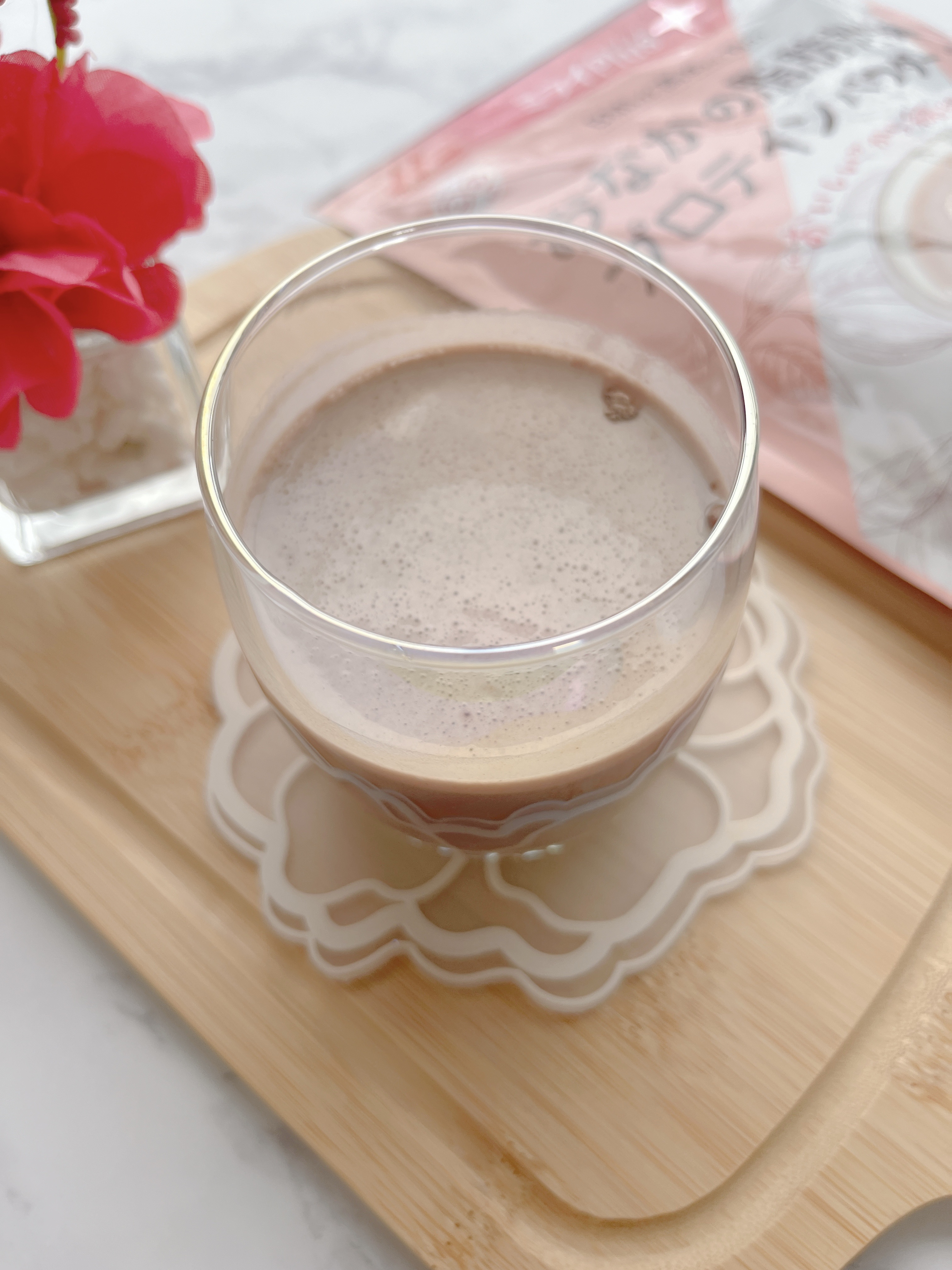 ミライPlus お肌のうるおい対策プロテインパウダー/森永乳業/その他プロテインを使ったクチコミ（2枚目）