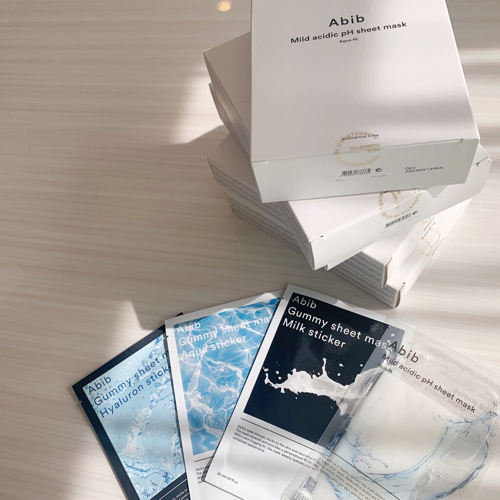 ガムシートマスク アクアステッカー/Abib /シートマスク・パックを使ったクチコミ（1枚目）