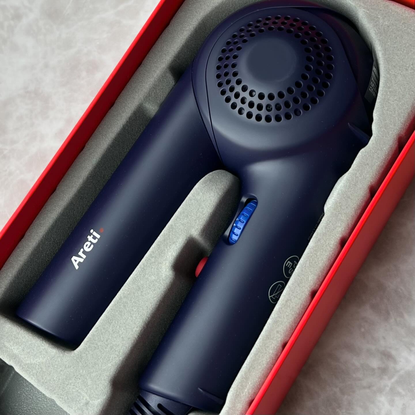 光美容 × ドライヤー ヘアケアドライヤー Kozou d1621/Areti./ドライヤーを使ったクチコミ（3枚目）