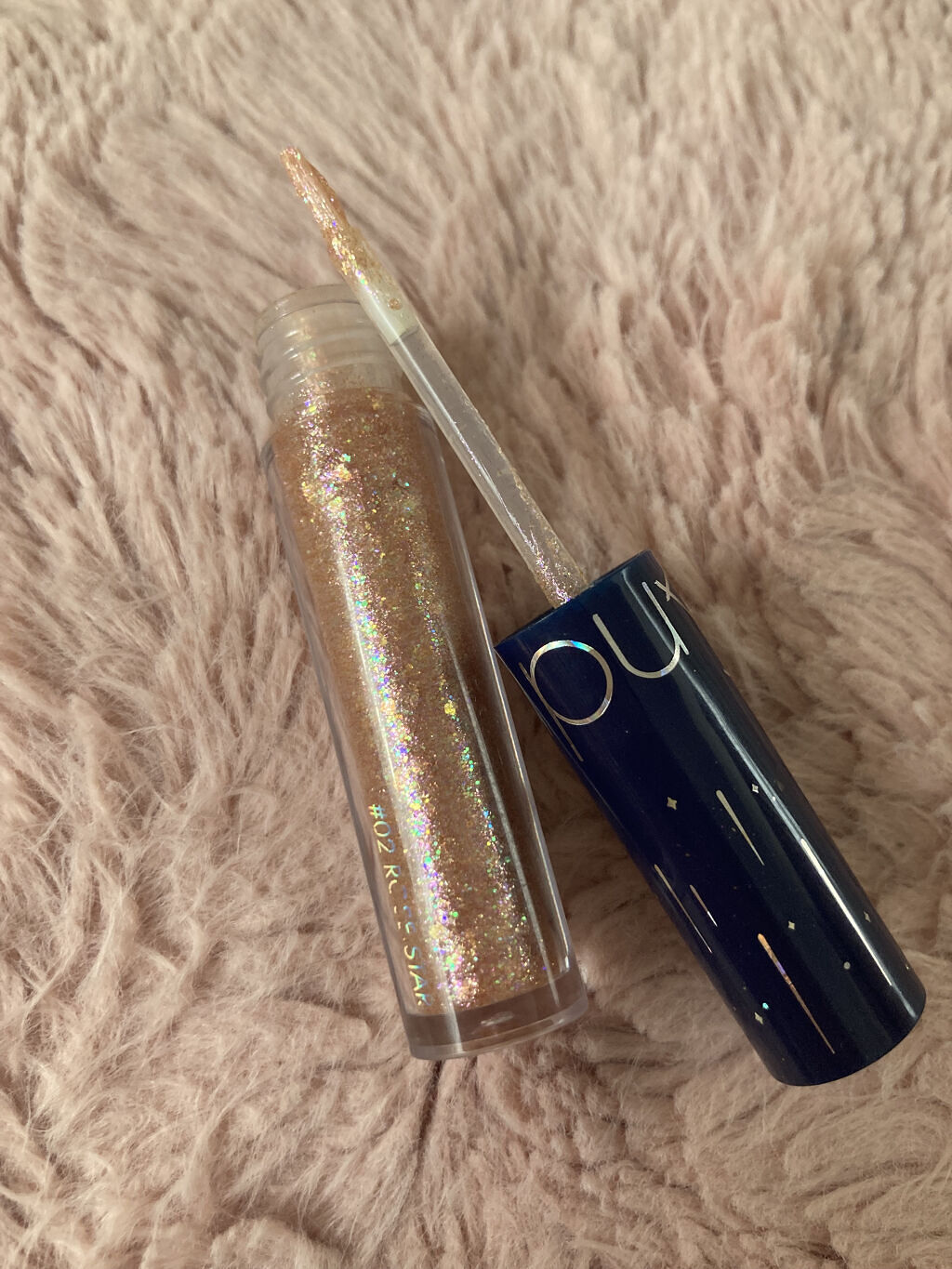 リキッド グリッター シャドウ/rom&nd/グリッターを使ったクチコミ（3枚目）