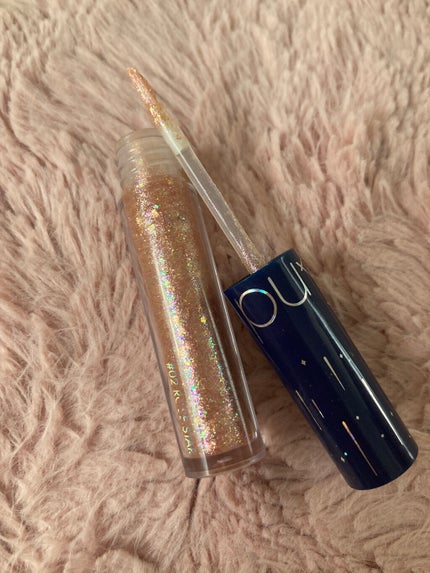 リキッド グリッター シャドウ/rom&nd/グリッターを使ったクチコミ(3枚目)