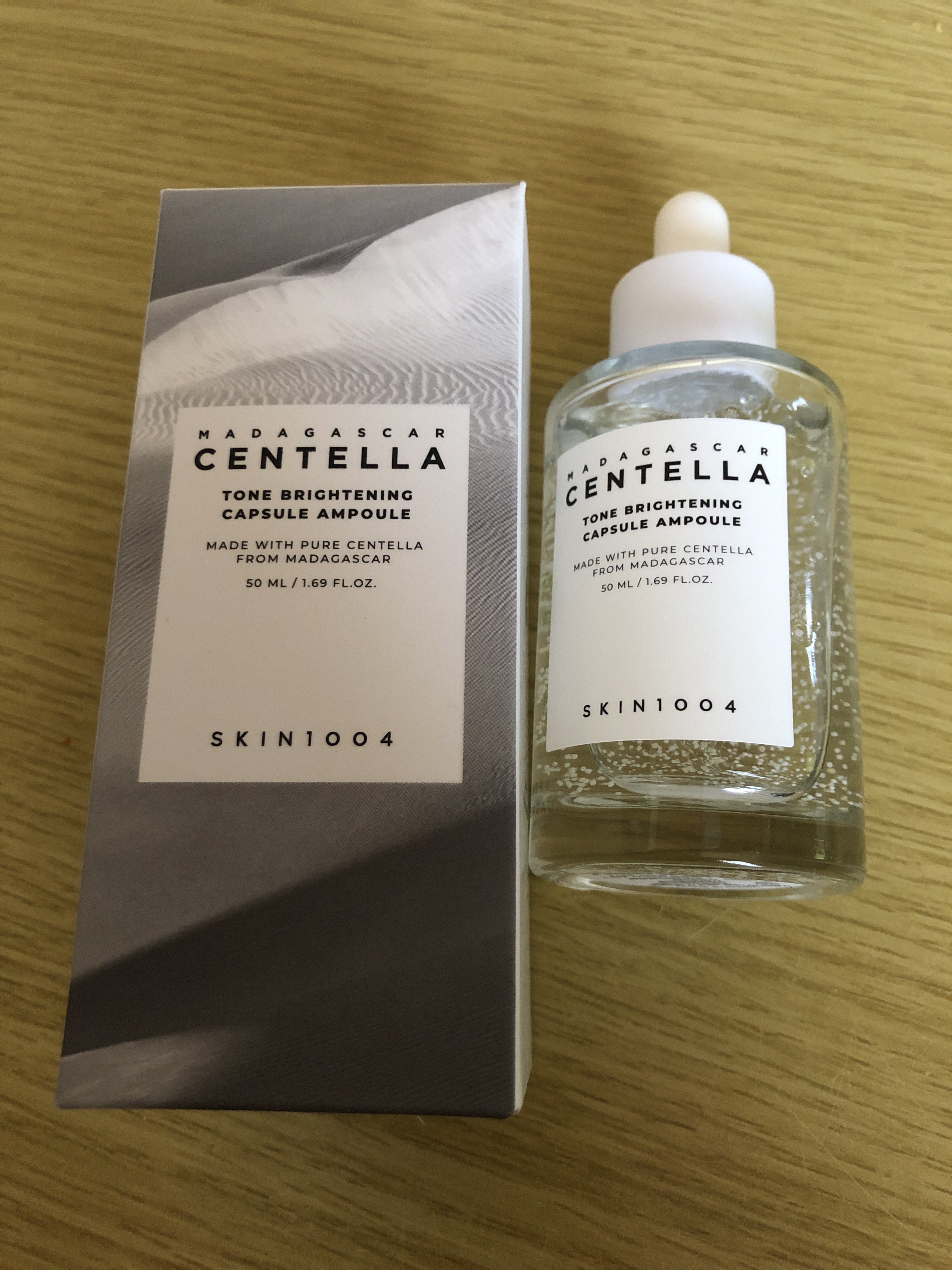 トーンブライトニング カプセルアンプル/SKIN1004/美容液を使ったクチコミ（1枚目）