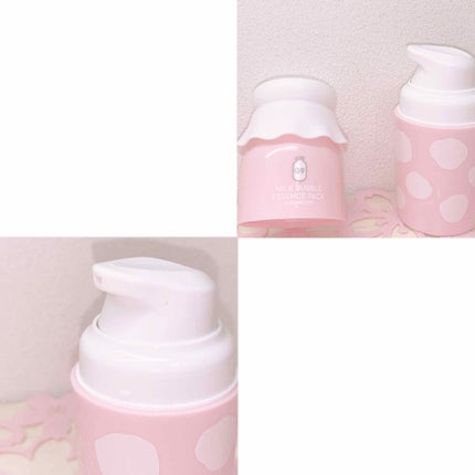 MILK BUBBLE ESSENCE PACK #STRAWBERRY/G9SKIN/美容液を使ったクチコミ(2枚目)