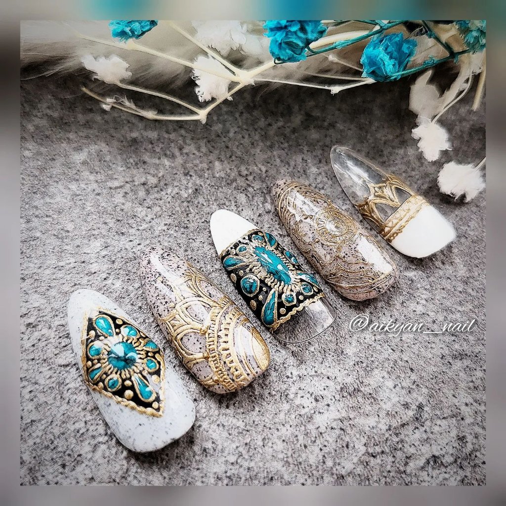 サンディジェル/AQUA NAIL/ジェルネイルを使ったクチコミ（2枚目）