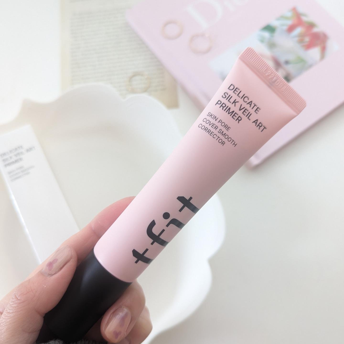 デリケートシルクベールアートプライマー/TFIT/化粧下地を使ったクチコミ（3枚目）