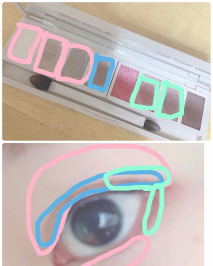 リシェ グラマラスモード アイパレット/Visée/アイシャドウパレットを使ったクチコミ(4枚目)