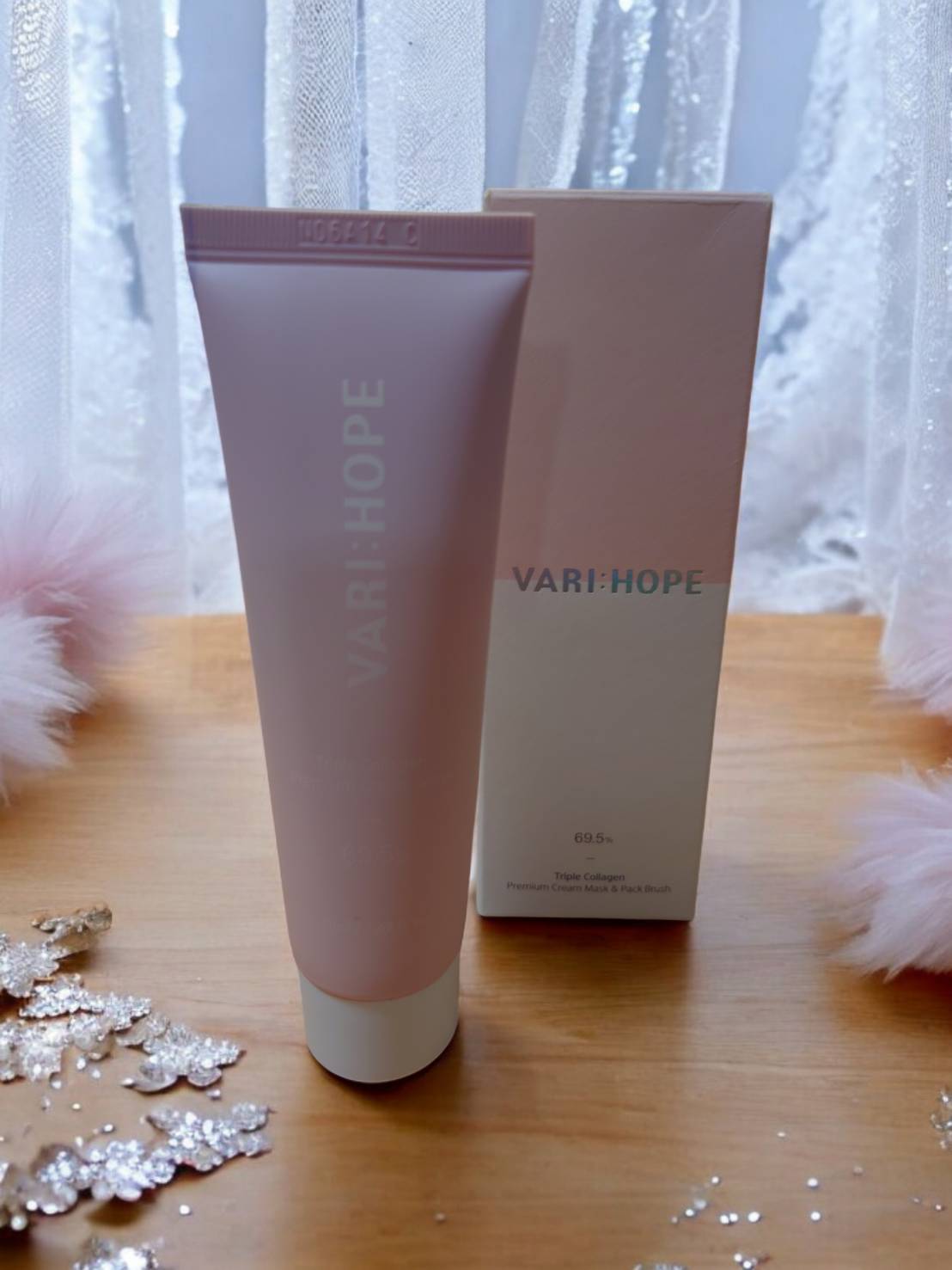 トリプルコラーゲンプレミアムクリームマスク/VARI:HOPE/フェイスクリームを使ったクチコミ（1枚目）