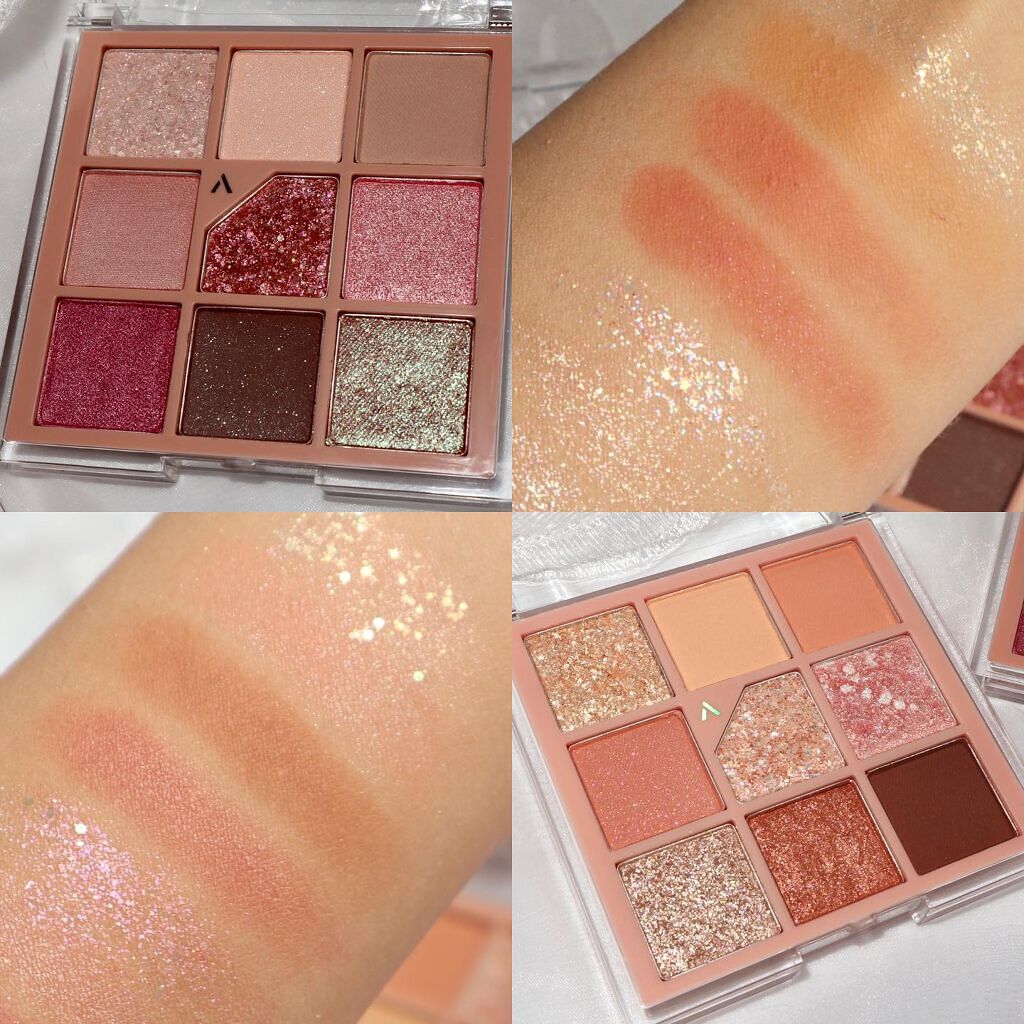 グリッターペディアアイパレット/unleashia/アイシャドウパレットを使ったクチコミ(1枚目)