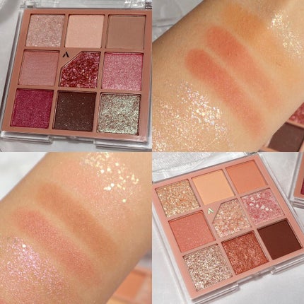 グリッターペディアアイパレット/unleashia/アイシャドウパレットを使ったクチコミ(1枚目)