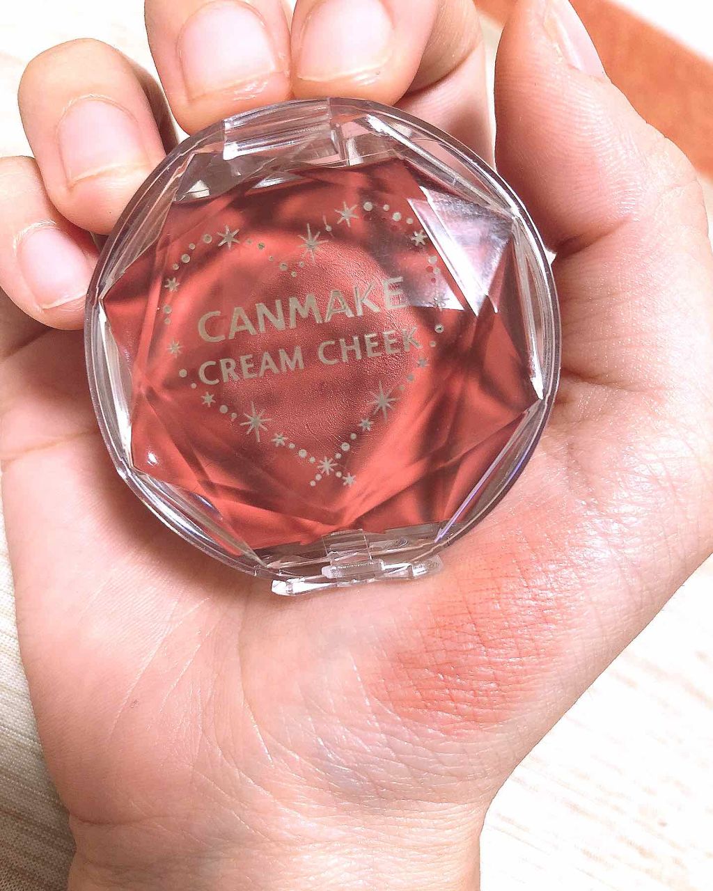 クリームチーク/キャンメイク/ジェル・クリームチークを使ったクチコミ（1枚目）