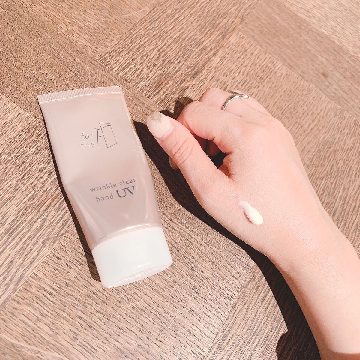 フォーザエフ 薬用 リンクルクリア ハンド UV /ナリスアップ/ハンドクリームを使ったクチコミ(2枚目)