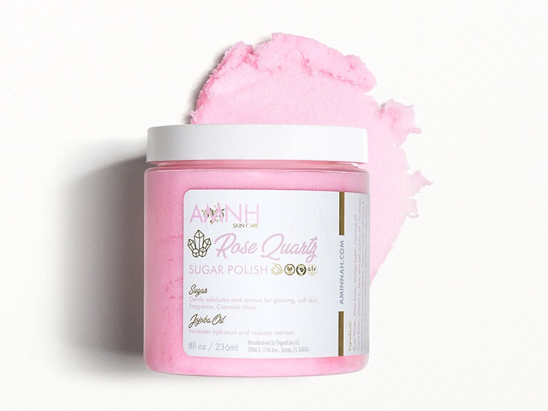 Rose Quarts Sugar Polish/AMINNAH/ボディスクラブを使ったクチコミ（1枚目）