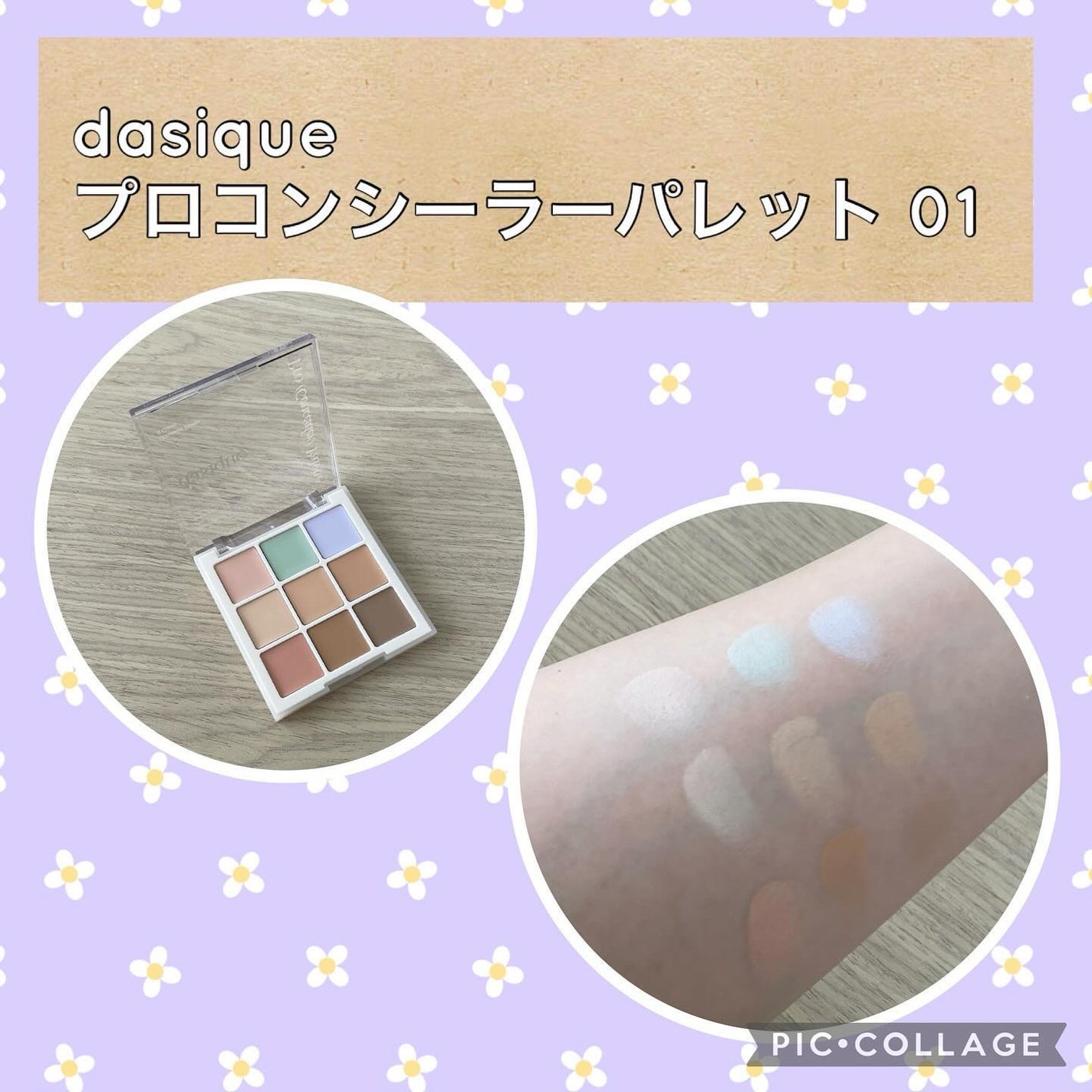プロコンシーラーパレット/dasique/パレットコンシーラーを使ったクチコミ(1枚目)