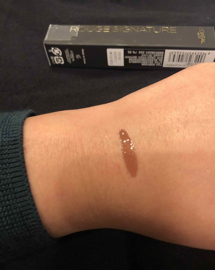 ルージュシグネチャー /ロレアル パリ/リップグロスを使ったクチコミ(4枚目)