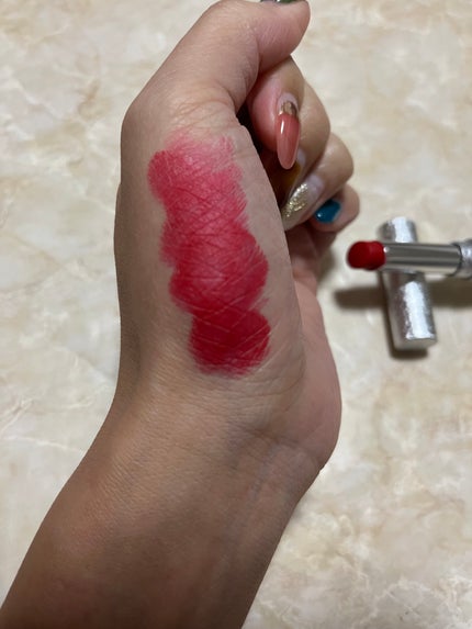 パウダー キス ベルベット ブラー スリム リップスティック メリー チェリー/M・A・C/口紅の画像