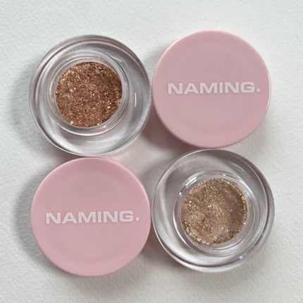 ネイミングスパークルアイグリッターポット/NAMING./グリッターを使ったクチコミ(4枚目)