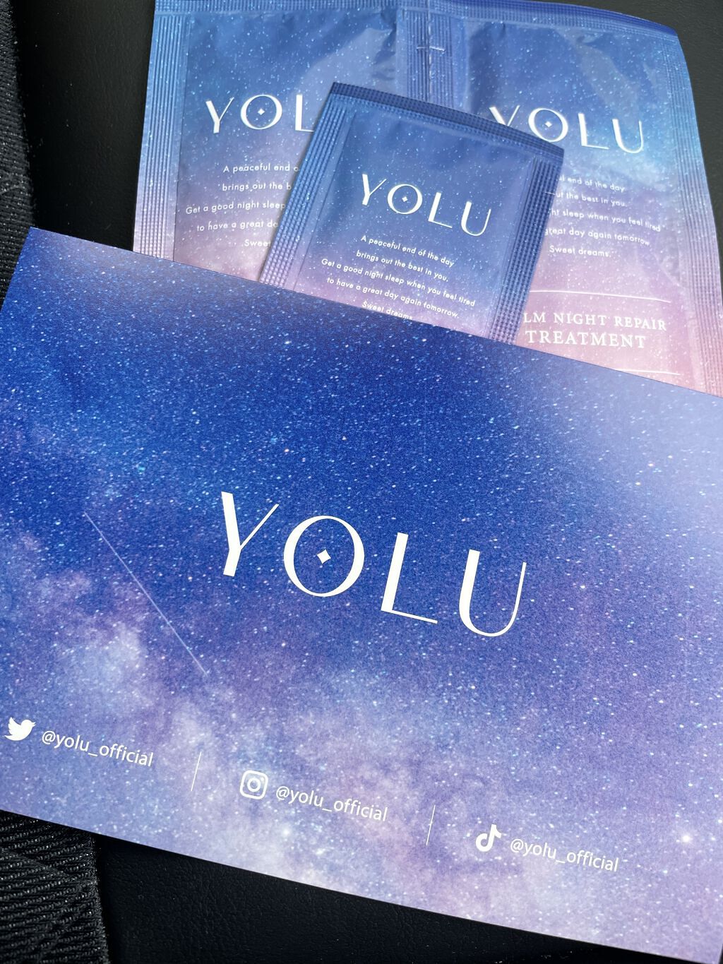 カームナイトリペアヘアオイル/YOLU/ヘアオイルを使ったクチコミ（2枚目）