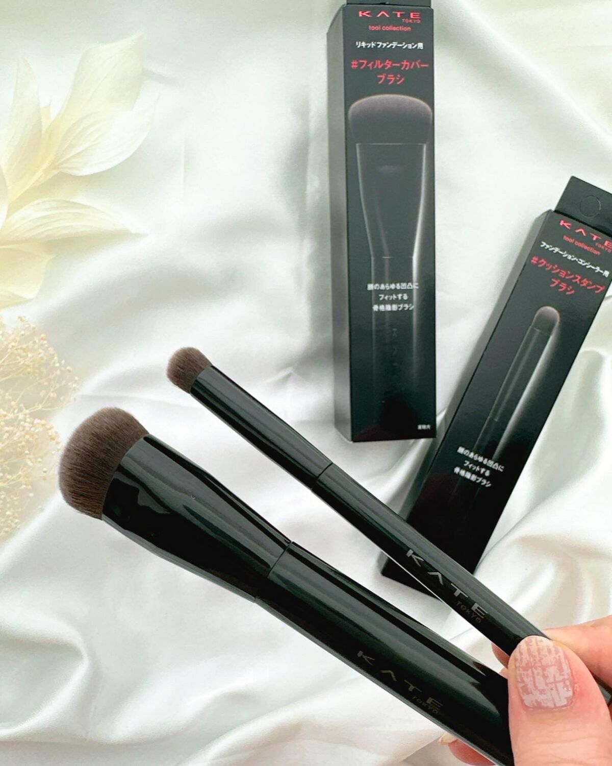 ファンデーションブラシ(マツモトキヨシ・ココカラファイン専用商品)/KATE/メイクブラシを使ったクチコミ(2枚目)