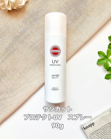 ☆
✼••┈┈┈┈••✼••┈┈┈┈••✼ 
サンカット
プロテクトUV　スプレー 90g
SPF50+ PA ++++
✼••┈┈┈┈••✼••┈┈┈┈••✼ 

スプレータイプの大容量UV
サラッと