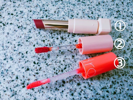 ジューシーラスティングティント/rom&nd/リップティントを使ったクチコミ(2枚目)