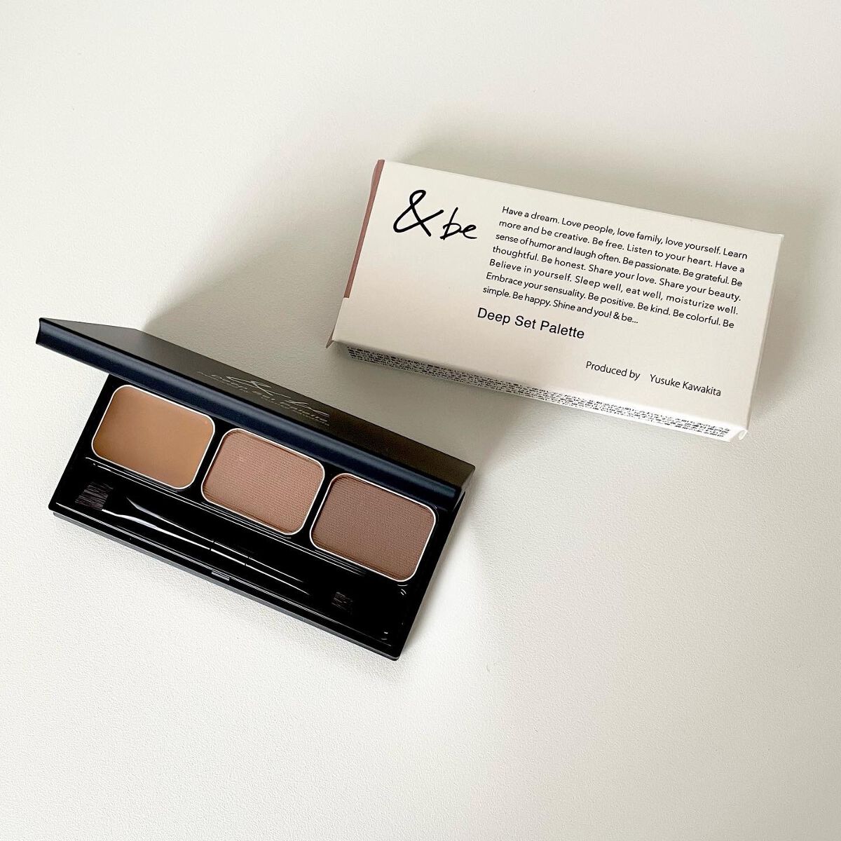 ディープセットパレット/&be/パウダーアイブロウを使ったクチコミ(1枚目)