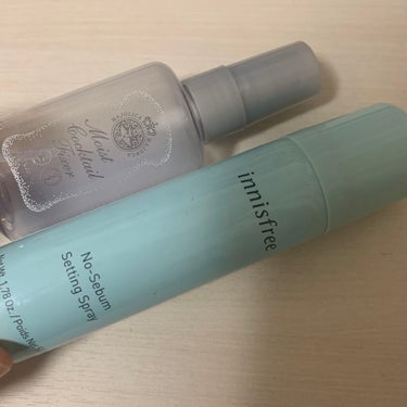 ノーセバム セッティングスプレー/innisfree/ミスト状化粧水を使ったクチコミ（1枚目）