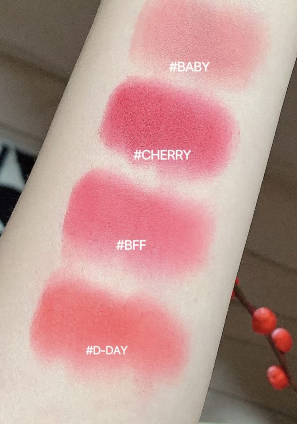 リップアンドチーク ブラーリープリンポット/fwee/口紅を使ったクチコミ（2枚目）