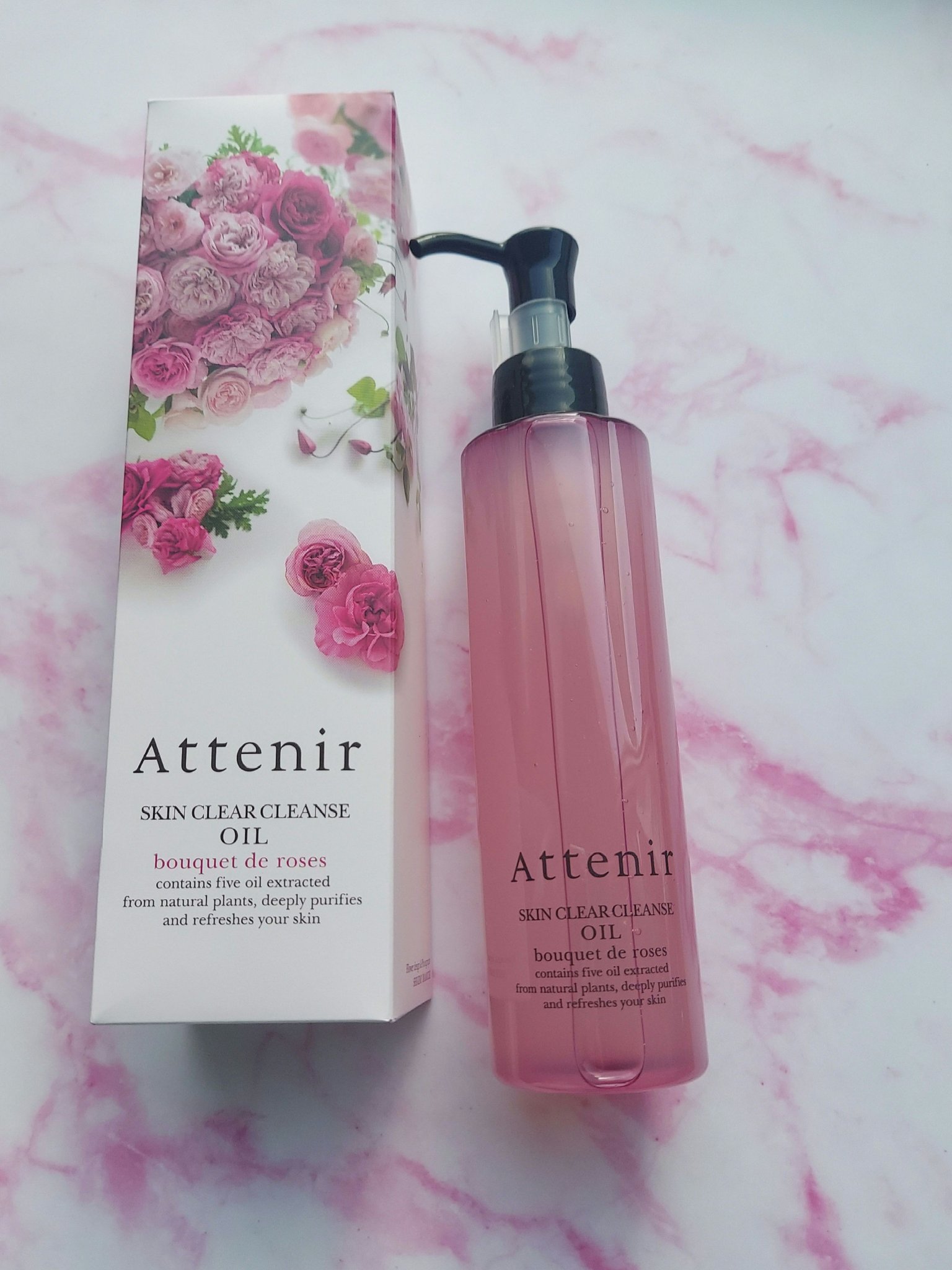 スキンクリア クレンズ オイル アロマタイプ ブーケ ド ローズ /アテニア/オイルクレンジングを使ったクチコミ（1枚目）