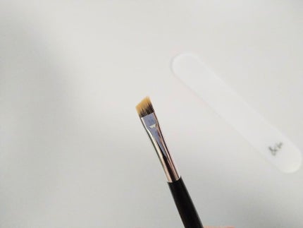 ダブルエンドアイブロウブラシ熊野筆/&be/メイクブラシを使ったクチコミ(2枚目)