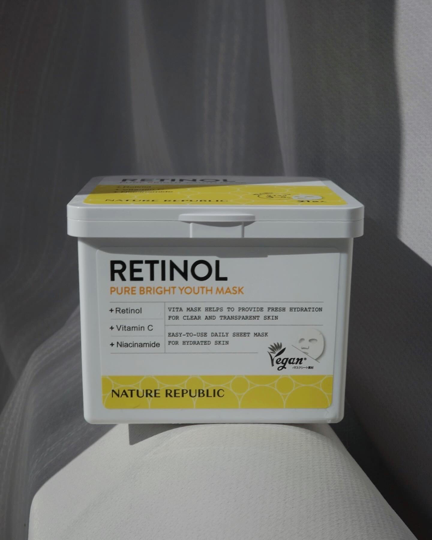 キューブマスク レチノール/ネイチャーリパブリック/シートマスク・パックを使ったクチコミ（1枚目）