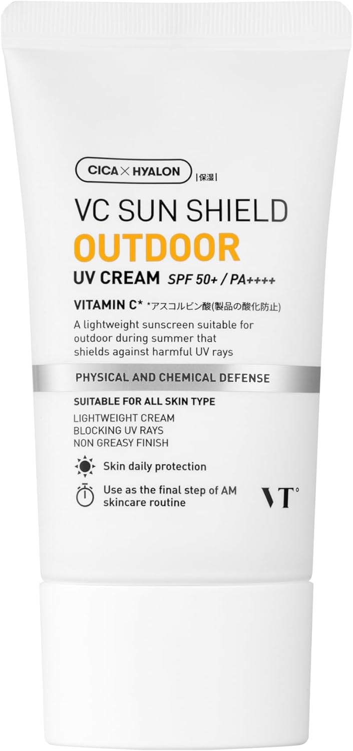日焼け止め VT VC SUN SHIELD OUTDOOR UV CREAM SPF50+ VT(ブイティー) / VCサンシールド アウトドアUVクリームの公式