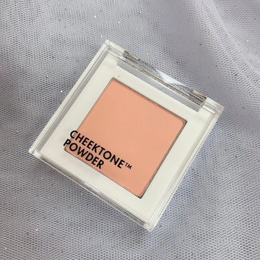 CHEEKTONE POWDER/TONYMOLY/パウダーチークを使ったクチコミ（3枚目）