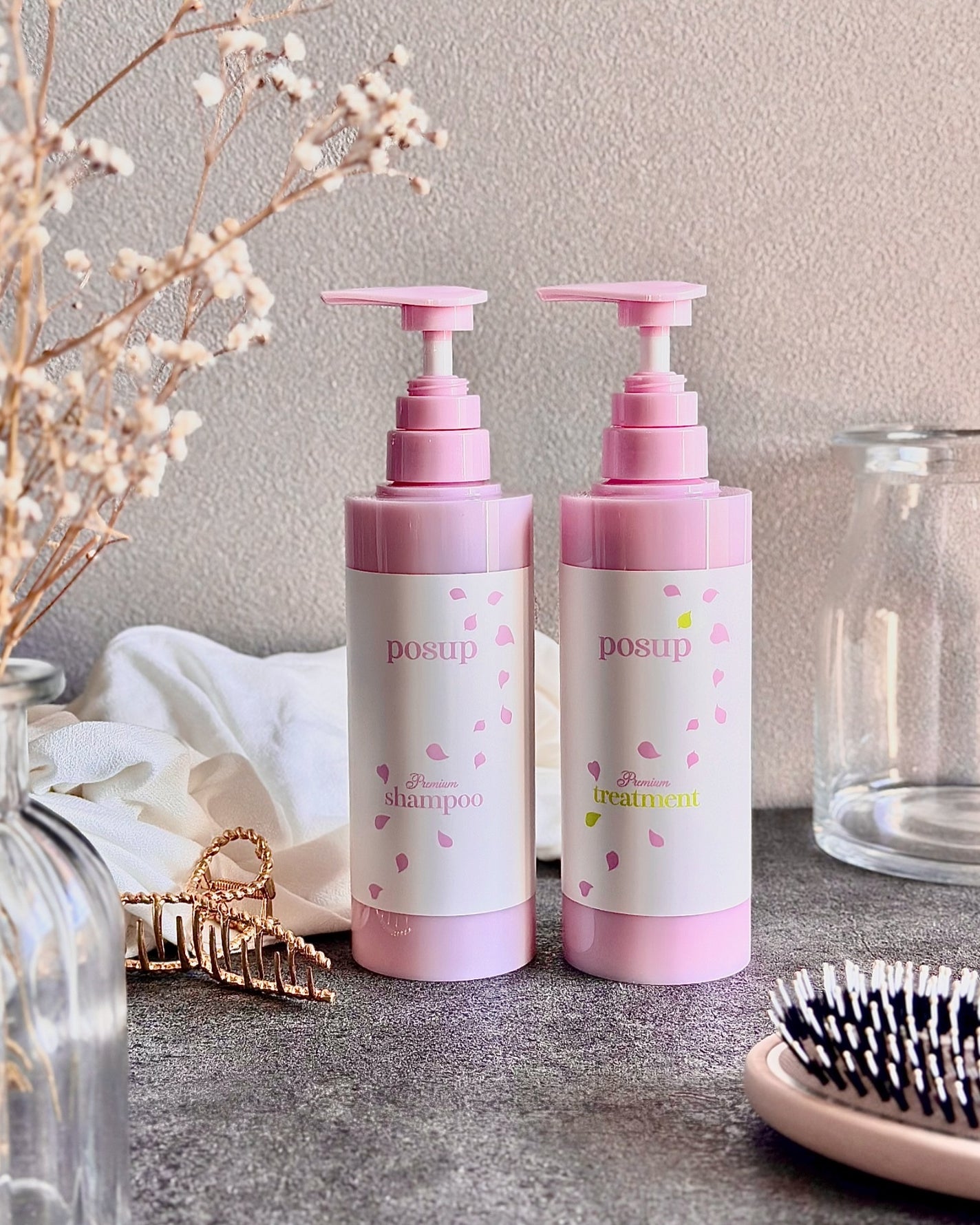 ポスプ プレミアムシャンプー/プレミアムトリートメント/posup/市販シャンプーを使ったクチコミ(1枚目)