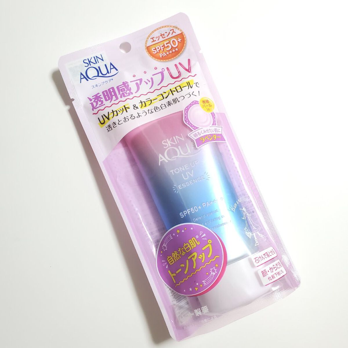 スキンアクア トーンアップUVエッセンス/スキンアクア/日焼け止めクリームを使ったクチコミ（1枚目）