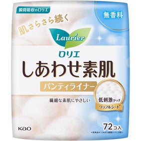 ロリエ しあわせ素肌 パンティライナー(無香料 72コ)