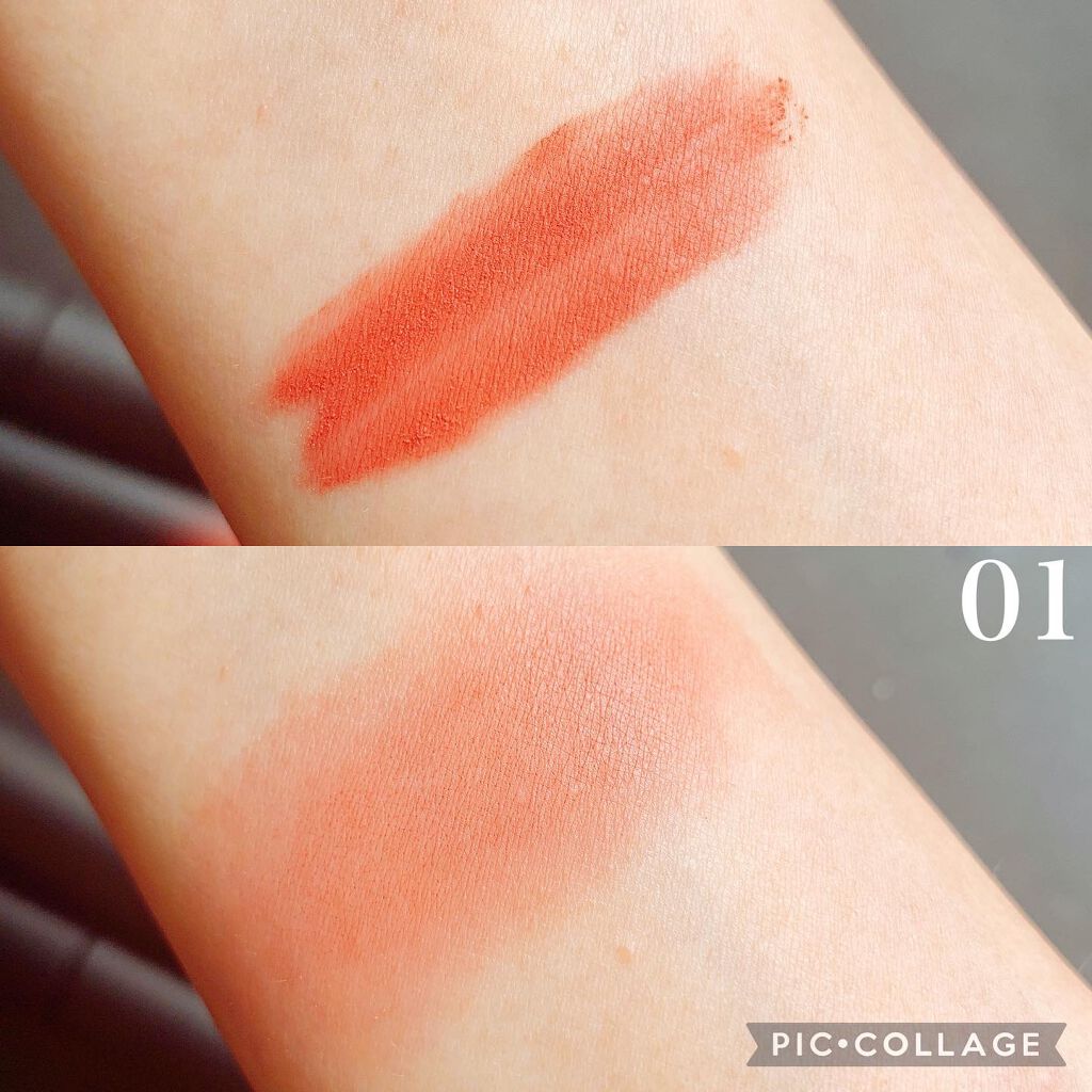  ムースティントリップ 02 オランジェットムース/リトルレディ リュクス/リップティントを使ったクチコミ（3枚目）