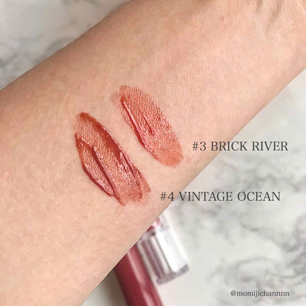 グラスティングウォーターティント/rom&nd/リップティントを使ったクチコミ（2枚目）