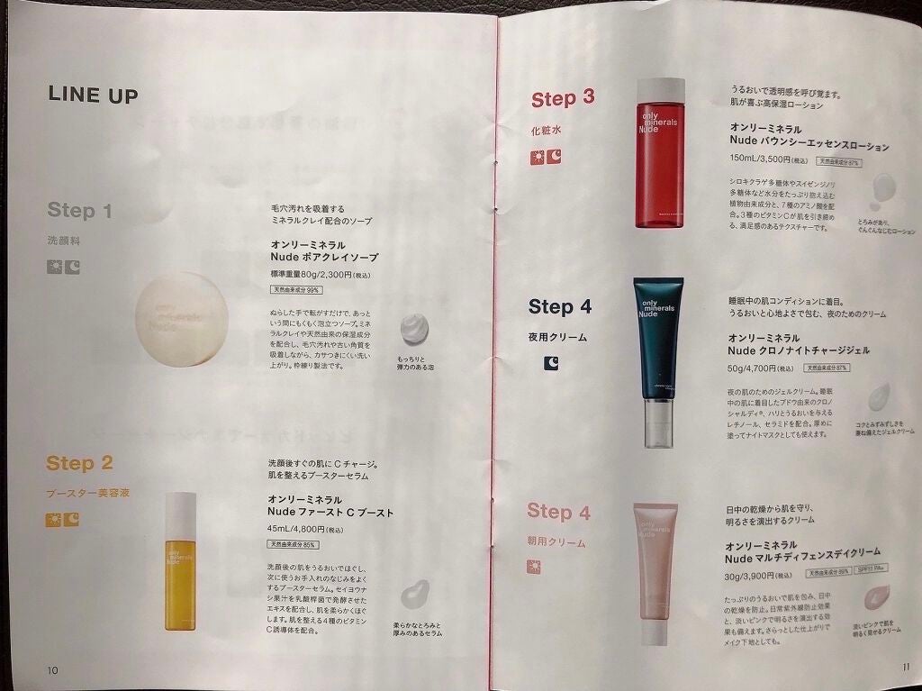 Nude クロノナイトチャージジェル/ONLY MINERALS/フェイスクリームを使ったクチコミ(4枚目)