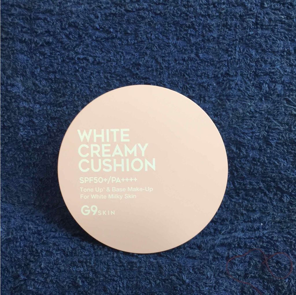 WHITE CREAMY CUSHION(ウユファンデ)/G9SKIN/化粧下地を使ったクチコミ（1枚目）