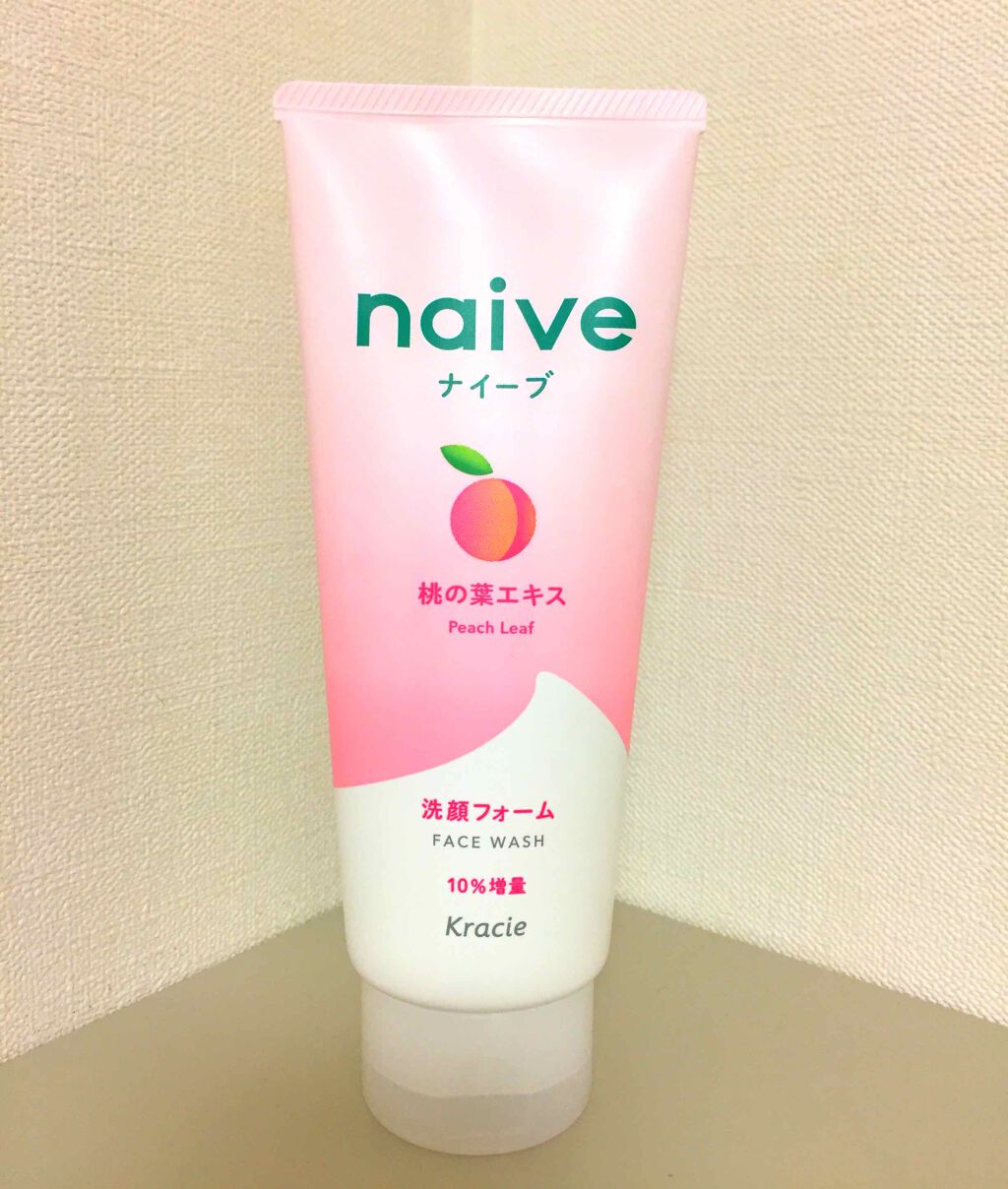 洗顔フォーム(桃の葉エキス配合)/ナイーブ/洗顔フォームを使ったクチコミ（1枚目）