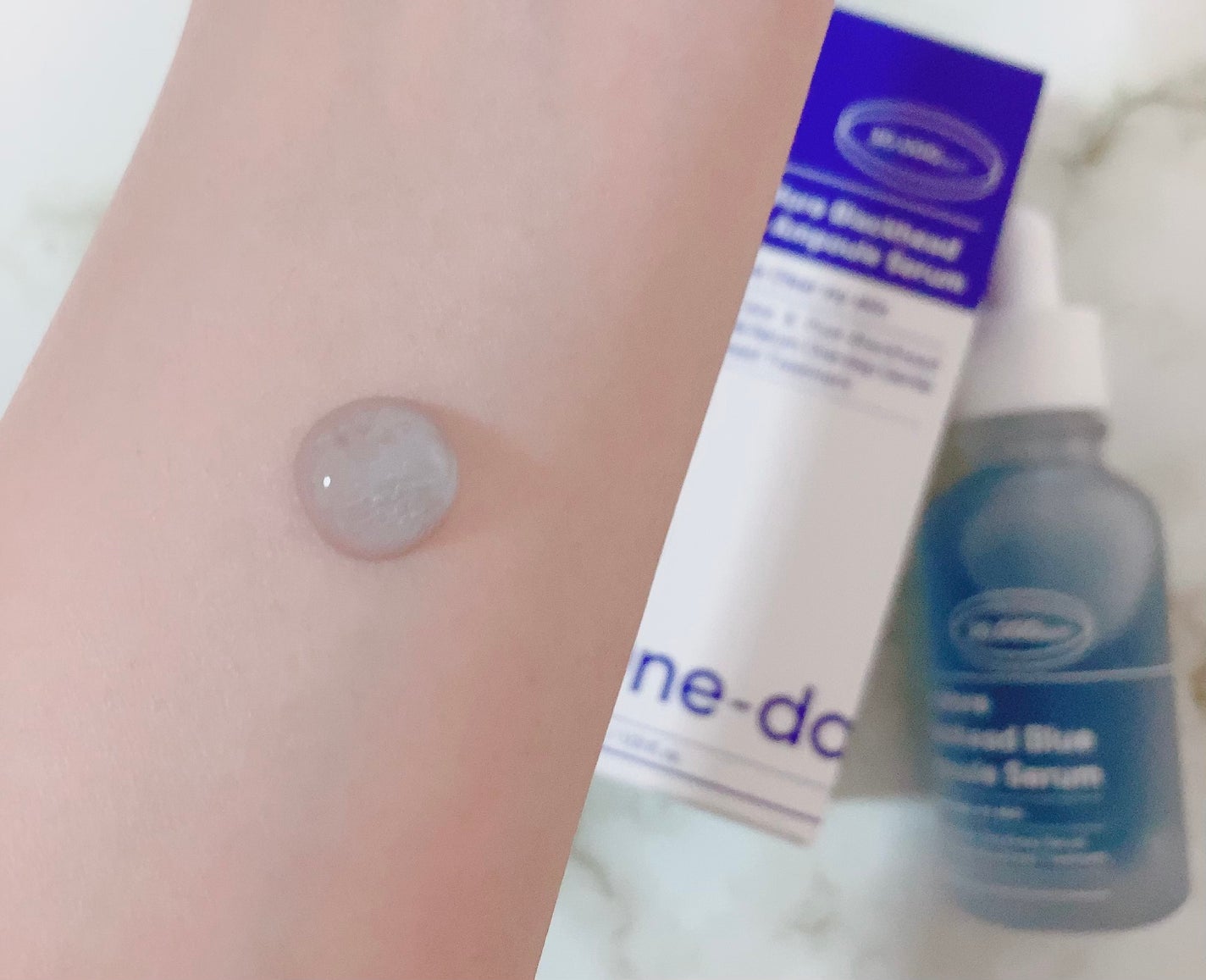 ノーモアブラックヘッド ブルーアンプルセラム/One-day's you/美容液を使ったクチコミ(2枚目)