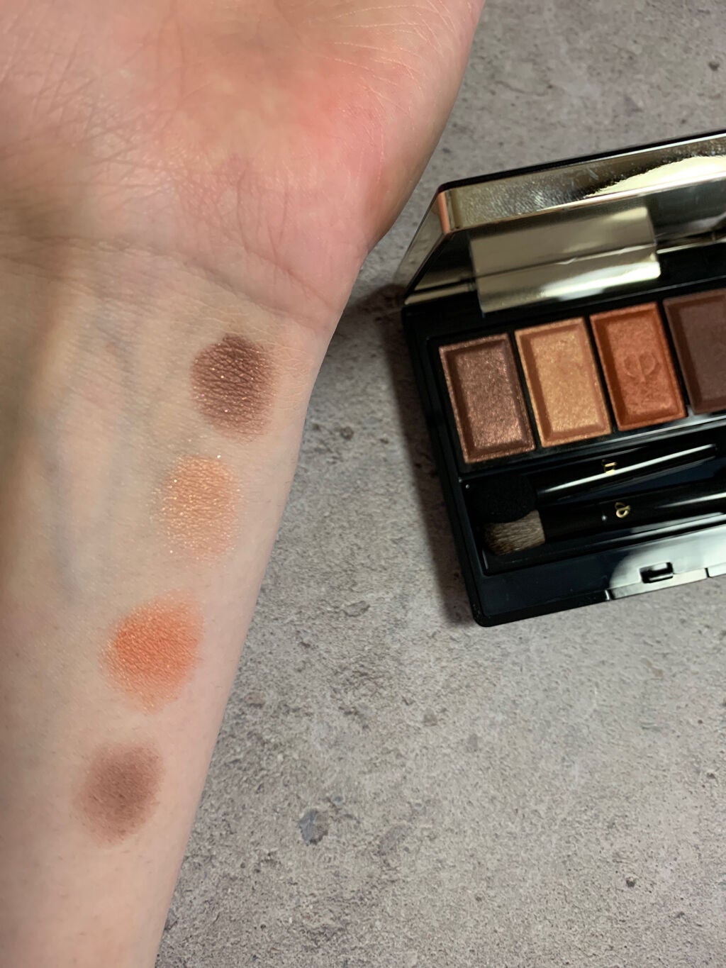 オンブルクルールクアドリn/クレ・ド・ポー ボーテ/アイシャドウパレットを使ったクチコミ(4枚目)