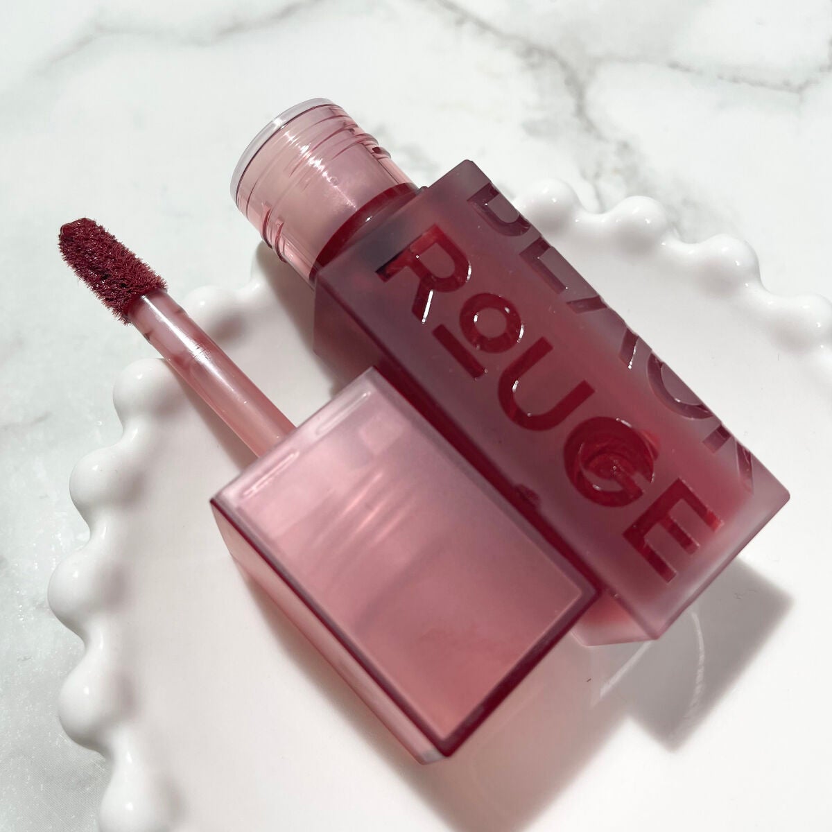 ダブルレイヤー オーバーベルベット/BLACK ROUGE/口紅を使ったクチコミ(2枚目)