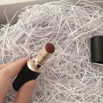 ルージュデコルテ クリームグロウ 21G timeless dignity/DECORTÉ/口紅を使ったクチコミ(2枚目)