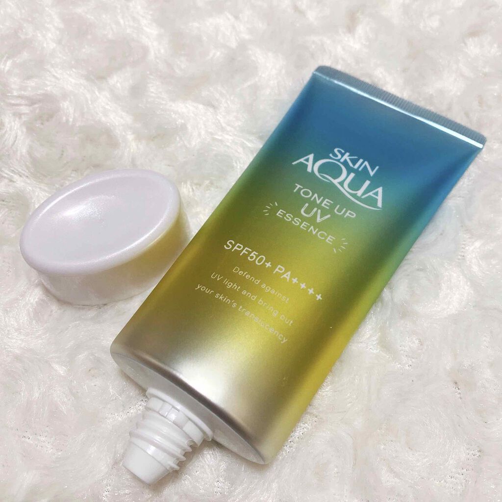 スキンアクア トーンアップUVエッセンス/スキンアクア/日焼け止めクリームを使ったクチコミ(2枚目)