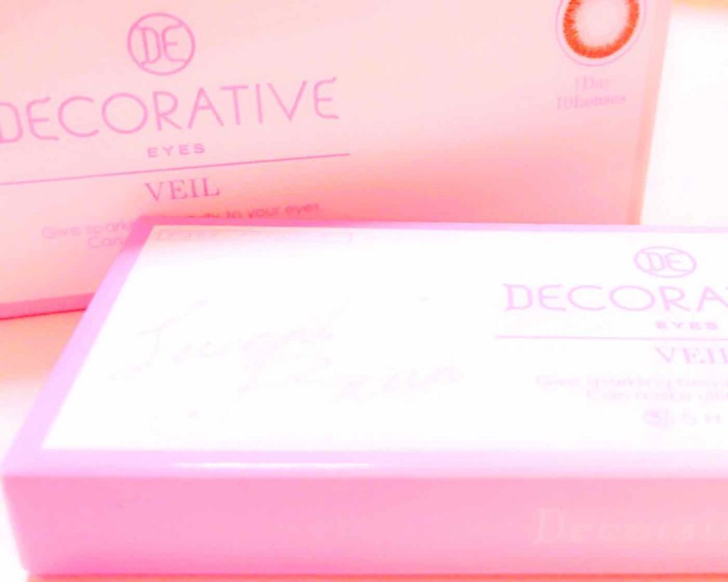 デコラティブアイズ ヴェール/Decorative Eyes/カラーコンタクトレンズを使ったクチコミ(1枚目)