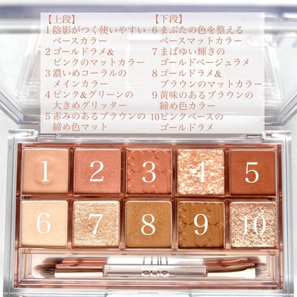 プロ アイ パレット/CLIO/アイシャドウパレットを使ったクチコミ(3枚目)