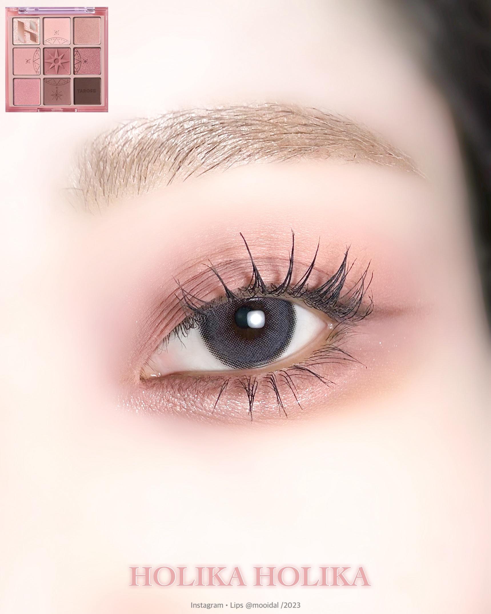 マイフェイブムードアイパレット 9カラー/HOLIKA HOLIKA/アイシャドウパレットを使ったクチコミ（3枚目）